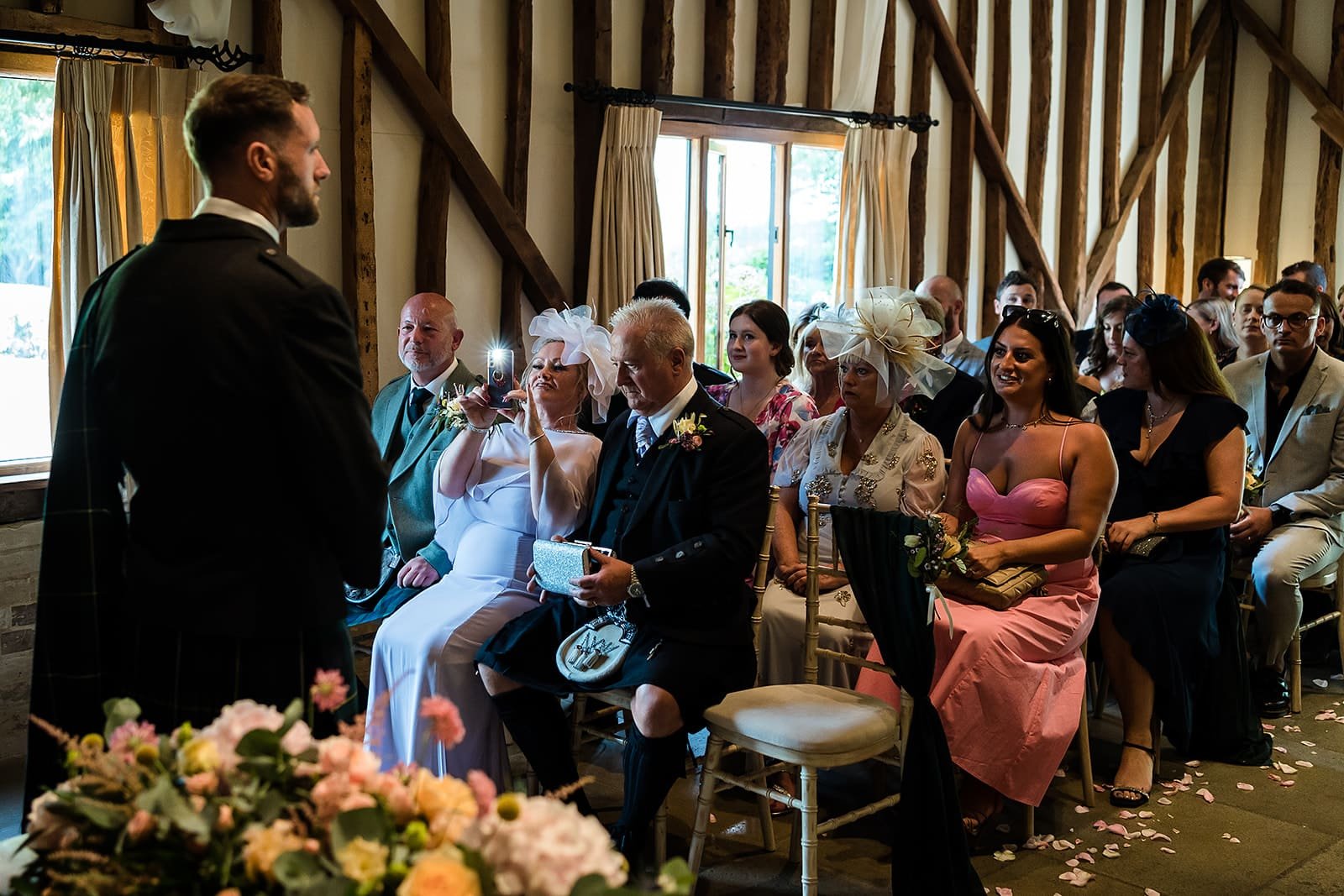 Haughley park barn wedding